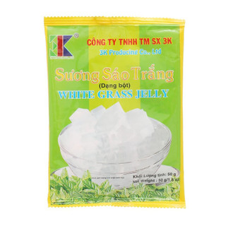 Bột sương sáo 3k gói 50g - trắng