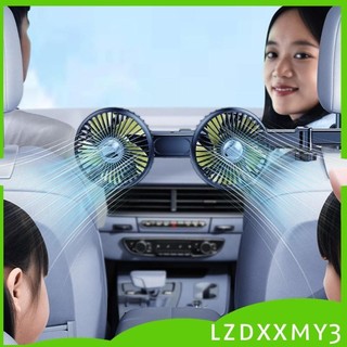 Quạt Ô Tô Chung Cho Ghế Sau USB Quạt SUV RV Xe Essentials Quạt Hai Đầu
