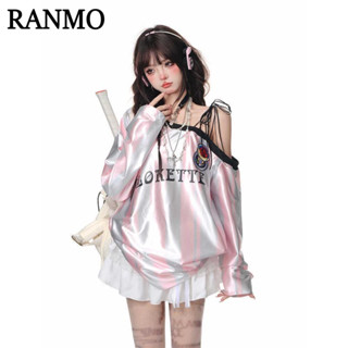 RANMO Áo Khoác hoodie áo khoác nữ zip hoodie Korean High-quality cổ xưa comfortable WWY24801MX 32Z240806