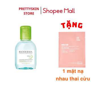  Nước Tẩy Trang Bioderma Sébium H2O Dành Cho Da Hỗn Hợp, Da Dầu & Da Mụn Bản Mini 100ml