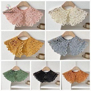  Gootrades Ren Cổ Giả Cổ Áo Sơ Mi Trang Trí Có Thể Tháo Rời Đầm Gothic Trang Trí Vai Búp Bê Cổ Tròn Dệt Kim Khăn Choàng Nữ   Bé Gái 