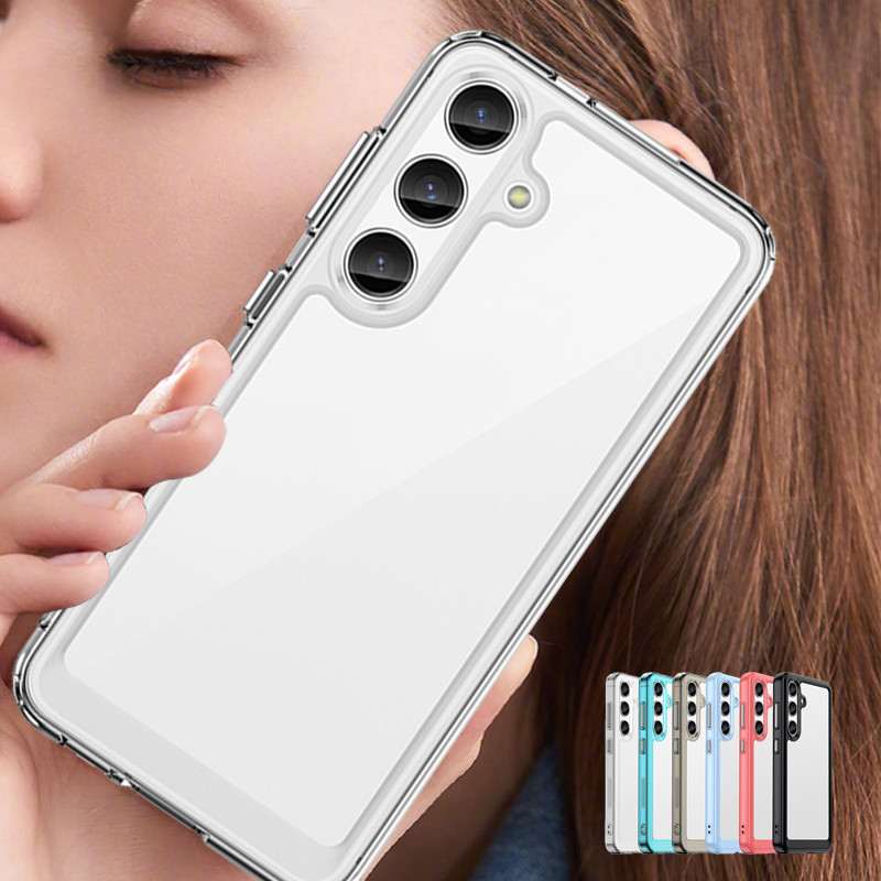 Dành Cho Samsung S24 FE Ốp điện thoại Galaxy S24 FE S24 Ultra 5G Ốp điện thoại Trong Suốt Chống Sốc 
