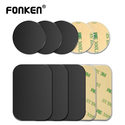 Tấm giữ điện thoại bằng kim loại Fonken có nhãn dán Sử dụng cho phụ kiện nhãn dán kim loại ô tô từ tính thay thế