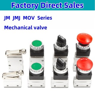Van cơ khí khí nén Van điều khiển con lăn đòn bẩy 2 vị trí 5 chiều 2 chiều 3 vị trí JM / MOV Nút nhấn con lăn Van đảo chiều JMJ