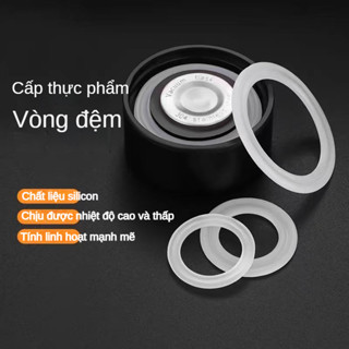 Cốc giữ nhiệt, nắp cốc thủy tinh, Vòng Silicone, cốc thép không gỉ, cốc không gian, vòng đệm, không thấm nước và chịu nhiệt độ cao, Vòng đệm Silicone cấp thực phẩm