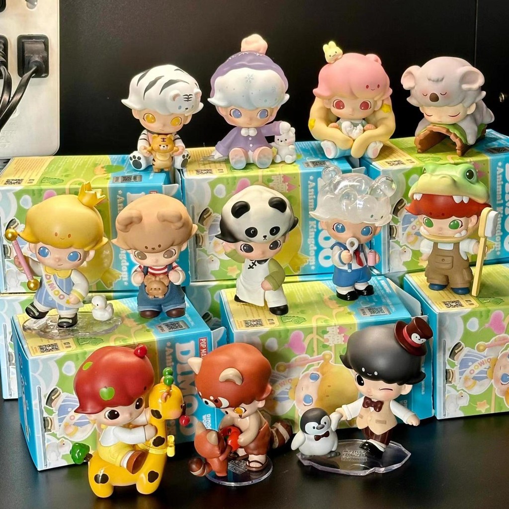 DIMOO Animal Kingdom Series Hand-Made Mystery Box Cô Gái Quà Tặng Để Bàn Trang Trí Búp Bê popmart An