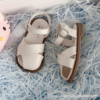 Mẫu 2024_Sandal /Rọ đan chéo tập đi cho bé gái quai dán tiện lợi, đế chống trơn, chống trượt Sz 15-25  Lê Anh Anh (T08)