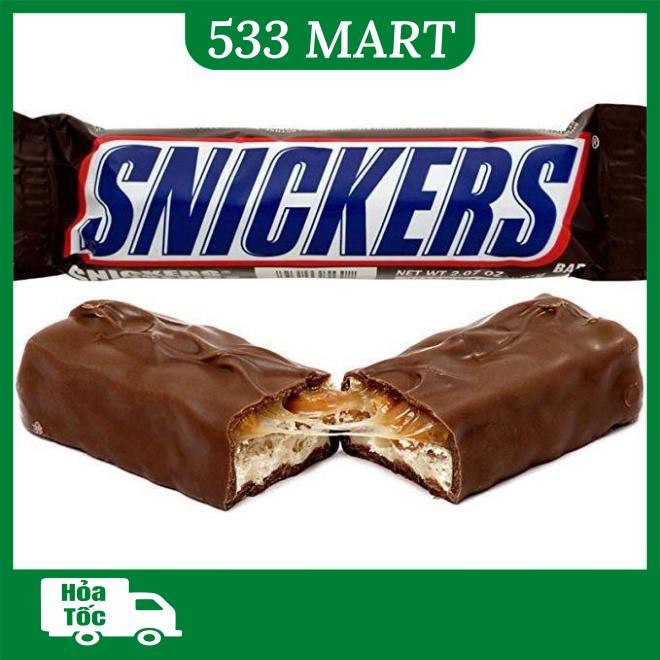 [THANH LẺ] Kẹo Chocolate Snickers 35g/ 51g