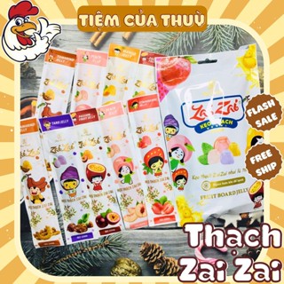Thạch Rau Câu - Kẹo Thạch Thanh ZaiZai Đức Hạnh - 320G Mix Vị Trái Cây, Thạch Trái Cây (Gói Dài)