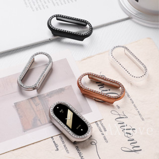 Ốp Bảo Vệ Cho Xiaomi Band 9 8 NFC Sáng Bóng Kim Cương Bao Bọc PC Cứng Ốp Lưng Bảo Vệ Cho Mi Band8 Miband9