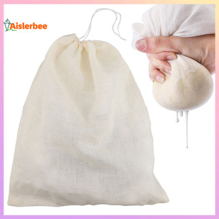 Túi lọc Aislerbee Chống rách Có thể tái sử dụng Dễ dàng làm sạch Chất liệu bông Bộ lọc chất lỏng riêng biệt Lỗ nhỏ Bền không mùi Túi thoát nước cà phê cho nhà bếp