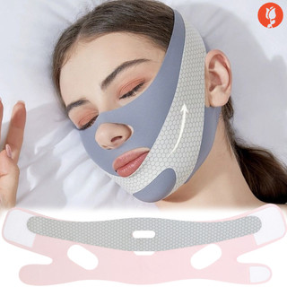 Dây đeo đàn hồi nâng hình chữ V chất lượng cao- Băng chăm sóc sắc đẹp mặt dành cho nữ- Dây đeo giảm béo thư giãn cơ mặt thoáng khí co giãn