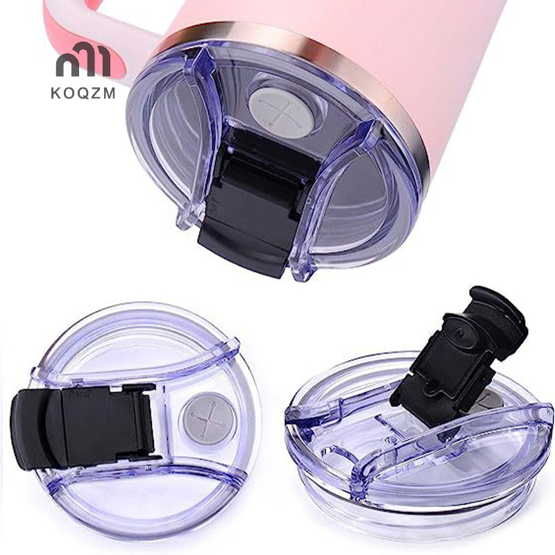 [Koqzm] Nắp chai niêm phong 40 / 30 Oz Nắp nhựa trơn chống tràn cho Ozark Trail Rtic Yeti Tumbler Cu