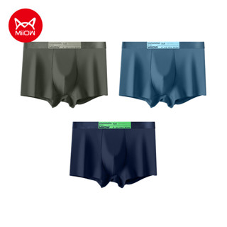 Quần lót nam kháng khuẩn MiiOW 3 chiếc Cotton thoáng khí 7A