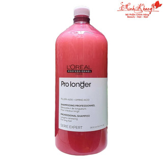 Dầu gội giúp tóc chắc khỏe, giảm đứt gãy và dài hơn L'Oréal Professionnel Serie Expert Pro Longer Shampoo 1500ml 