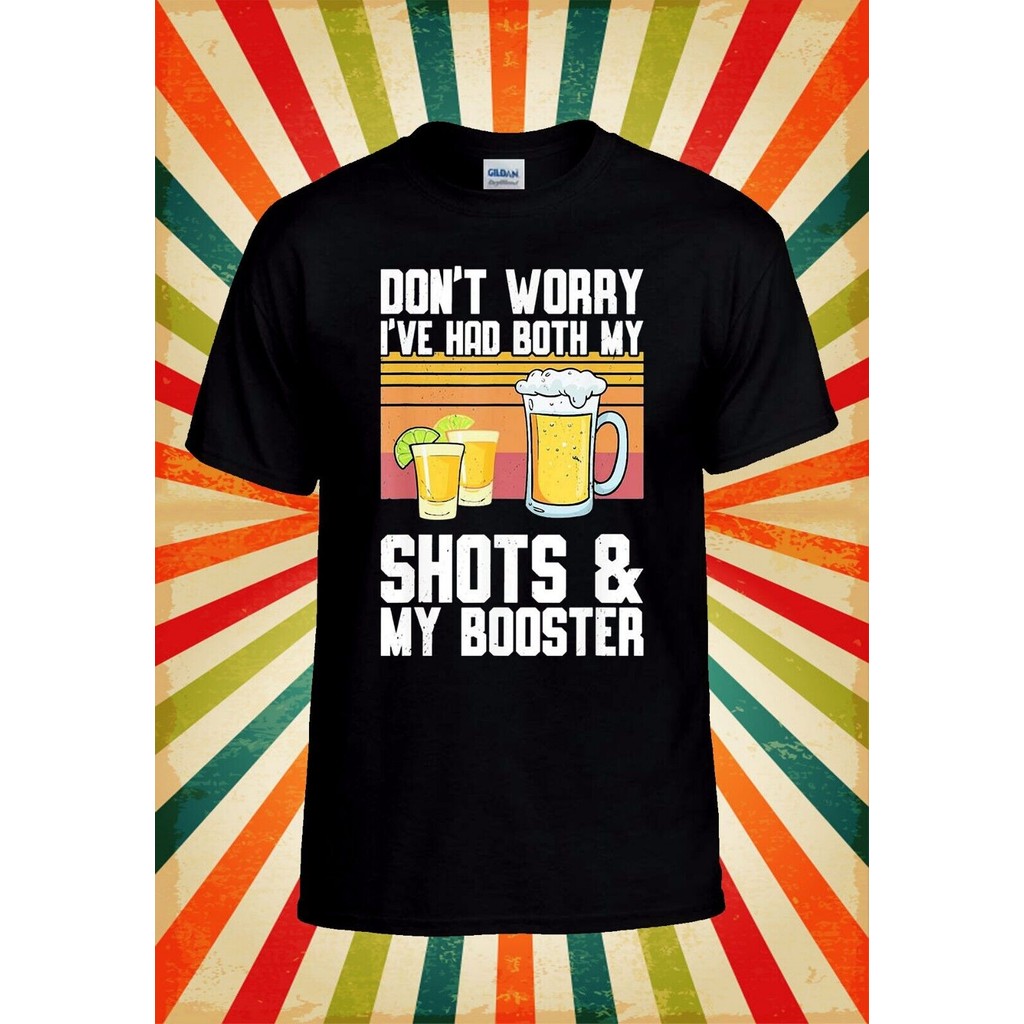 Đừng lo lắng tôi đã có cả hai Shots Booster Nam Unisex Bóng Chày Áo Top 2856