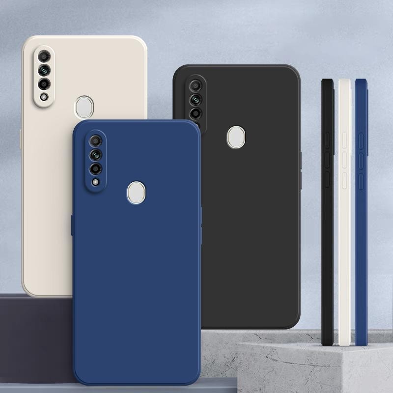 Ốp lưng OPPO A31 2020, màu trơn OPPO A31 2020 Vỏ bảo vệ silicon chống rơi màu trơn đơn giản YT