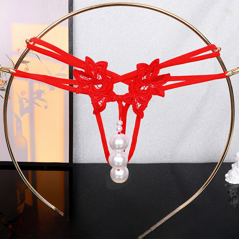 Bigsize Quần Lót Lọt Khe Sexy Nữ Cột Dây Lưng Thấp Ngọc Trai Quần Chíp Nữ Gợi Cảm Quyến Rũ | BigBuy360 - bigbuy360.vn