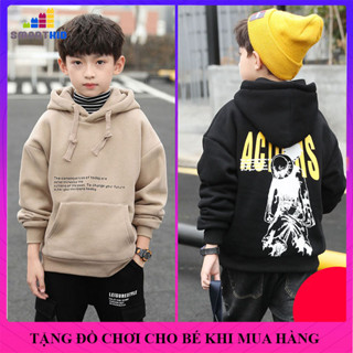 [18-52kg] Áo hoodie bé trai, áo khoác nỉ trẻ em nam mẫu AC, áo mùa thu đông bé trai từ 5-16 tuổi chất nỉ bông dày dặn