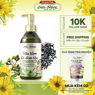 Sữa tắm người Dao đỏ lá dân tộc Dear Nature cho mẹ sau sinh, người cơ thể yếu đang phục hồi, an toàn thơm tự nhiên