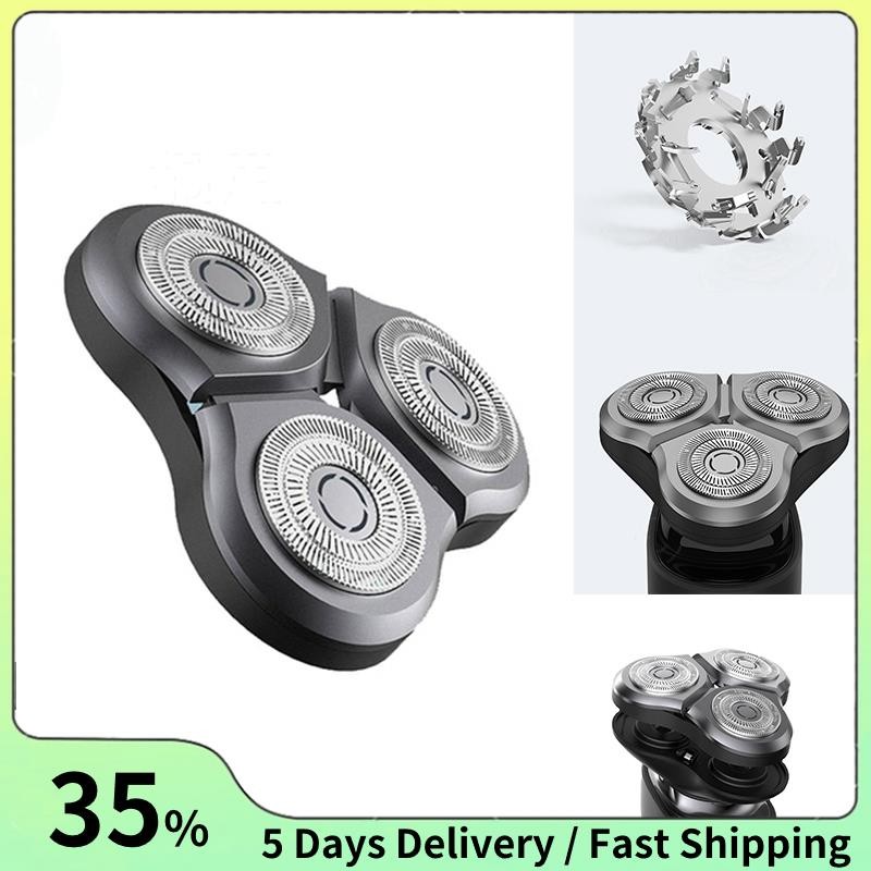 Đầu cạo râu thay thế cho XIaomi Mijia S500 S500C S300 Máy cạo râu điện Lưỡi dao cạo khô ướt Máy cạo râu