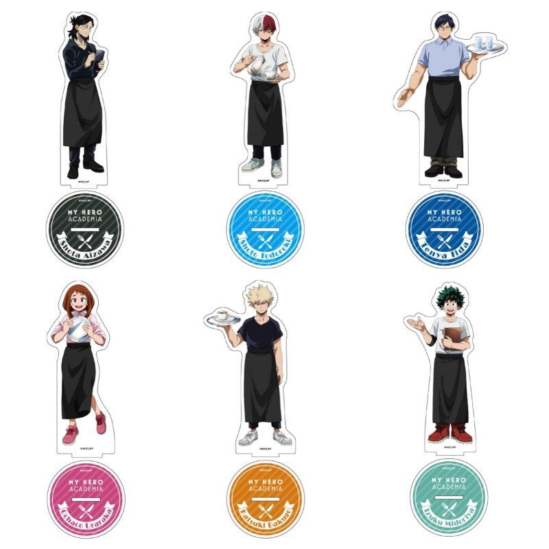 My Hero Giới Học Thuật Đĩa Trang Trí Bàn THẤP RECORDS CAFE Đứng Iida Tenya Bộ Sưu Tập Trang Trí Aiza