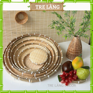 Mẹt mây tre đan đủ size 15-50cm, mẹt tầng, trang trí decor nhà cửa, khách sạn, trường học, đựng đồ nhà bếp