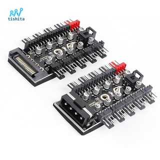 0 pin Quạt làm mát PWM HUB Bộ chia ổ cắm mở rộng Bộ nguồn 12V, Bộ điều khiển PC