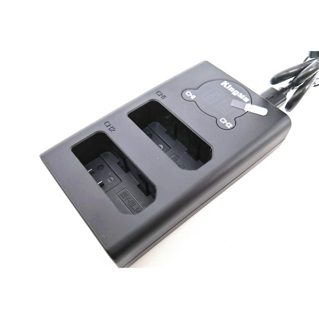 `EN-EL14 EL14 MH-24 MH-24a Bộ sạc kép USB LCD kép cho Nikon Coolpix P7000 P7100 P7700 P7800 Df DSLR 