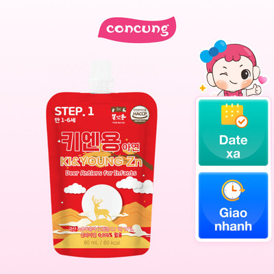 Nước nhung hươu kẽm Ki & Young 12M+