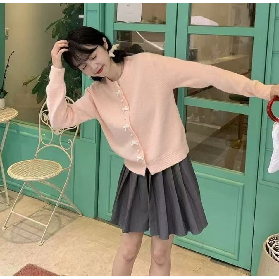 Meet-Adm Áo Len Cardigan Dệt Kim Phong Cách Hàn Quốc Thời Trang Xuân Thu Mới Cho Nữ, Dáng Rộng | BigBuy360 - bigbuy360.vn