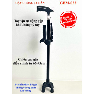 ✅ (HOẢ TỐC HCM) GẬY CHỐNG CHO NGƯỜI GIÀ CÓ TAY VỊN - ĐẾ CAO SU CHỐNG TRƯỢT