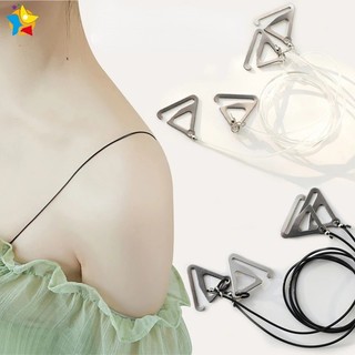 1 Cặp Có Thể Điều Chỉnh Siêu Mỏng Áo Ngực Dây Đeo Trong Suốt Vô Hình Khóa Kim Loại Chống Trơn Trượt Dây Đeo Vai Đàn Hồi Cao Nữ Bé Gái Áo Ngực Phụ Kiện