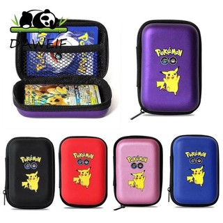 Daweif pokemon thẻ chủ pokemon đồ chơi gx mega thẻ tai nghe hộp bảo quản hộp cứng pikachu thẻ trò chơi hộp bộ sưu tập thẻ trò chơi sách