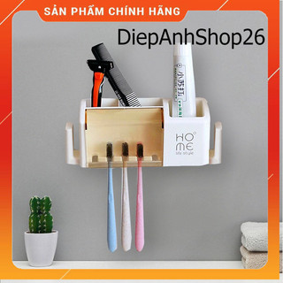 Kệ để Bàn Chải, Kem Đánh Răng Dán Tường -E2