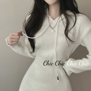 Chic váy Đầm váy nữ body đầm Minimalist Casual Cổ điển Cute WLQ2470A44 30Z240723
