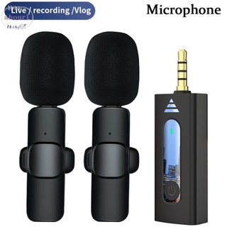 Ahour1 k35 lavalier ve áo micro, mic condenser k35 không dây đa hướng, giảm tiếng ồn di động không dây chuyên nghiệp phỏng vấn mic lavalier 3.5 mm / vlog / ghi âm thanh