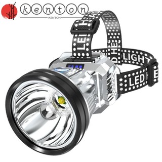 Đèn pin gắn trên đầu KENTON, Đèn pha chống nước LED, Đèn chạy ban đêm có thể điều chỉnh Đèn pha trắng siêu sáng Câu cá