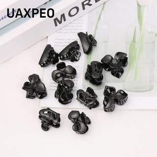 UAXPEO Kẹp Tóc Màu Đen Thiết Kế Đơn Giản Thời Trang Cho Nữ