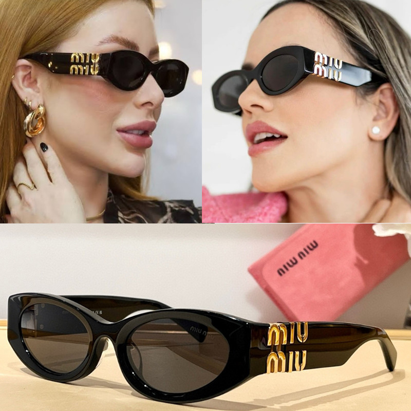 2024 Mới Nhỏ Hình Chữ Nhật Thương Hiệu miu mi Kính Mát Nữ Thời Trang Nam vintage Thương Hiệu Thiết Kế hip hop Vuông Kính Mát Nữ Thương Hiệu Tông Màu Kính UV400