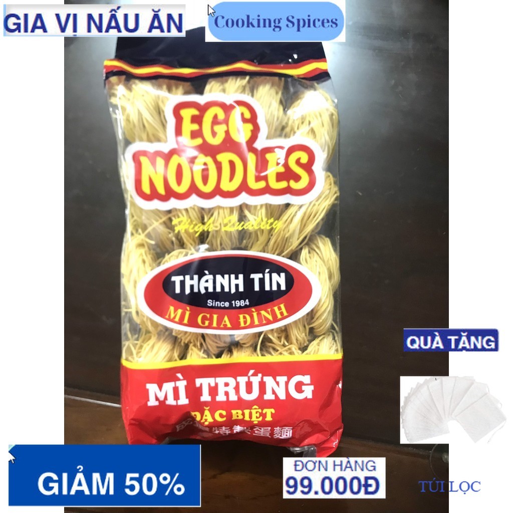 500gr Mì trứng (mì xào) Thành Tín