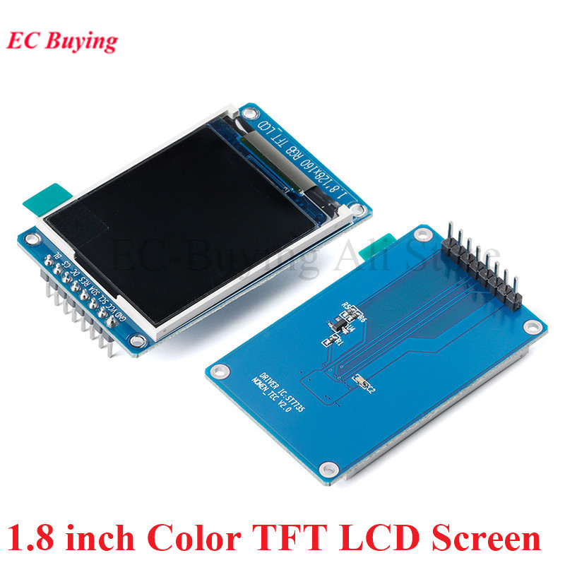 1.8 "1.8 inch 128x160 SPI Màn hình LED LCD TFT Full Color 128 * 160 Module ST7735S 3.3V Thay thế Đầu