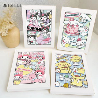 Unewtyu 1 Bộ Kim Cương Nghệ Thuật Trang Trí Nhà Sanrio Kim Cương Vẽ Hello Kitty Hoạt Hình Full Kim Cương Khảm 5D DIY Cross Stitch Kits VN