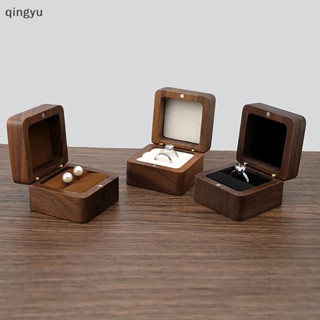 Hộp đựng đồ trang sức bằng gỗ mới Hộp nhẫn cưới Bông tai Nhẫn tổ chức Hộp quà tặng Hộp đựng tốt