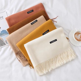  Khăn Choàng Cổ  Khăn Dạ Cashmere Lông Cừu Nam Nữ Bản To 200 x 70cm 250g 