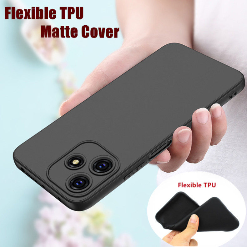 Dành Cho Tecno Spark 20C BG7n BG7 Slim Soft Micro-frosted Matte Silicone Case Chống Vân Tay Vỏ Điện 