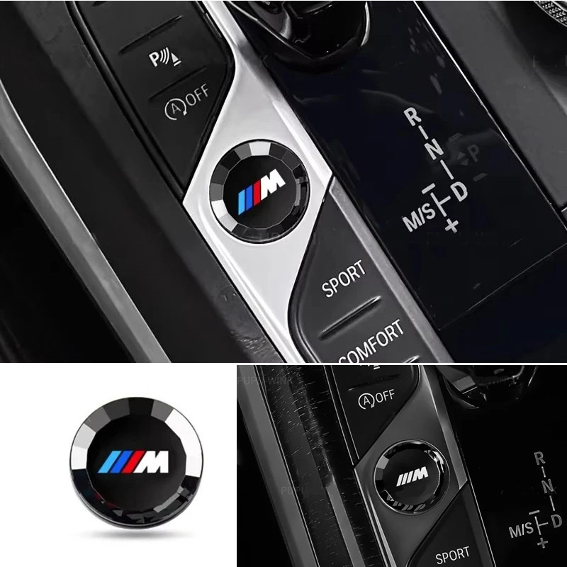 BMW M Pha Lê Động Cơ Khởi Động Dừng Nút Dán Cho Xe BMW G20 G21 F44 X5 G05 X7 G07 X6 G06 X3 G01 X4 G0