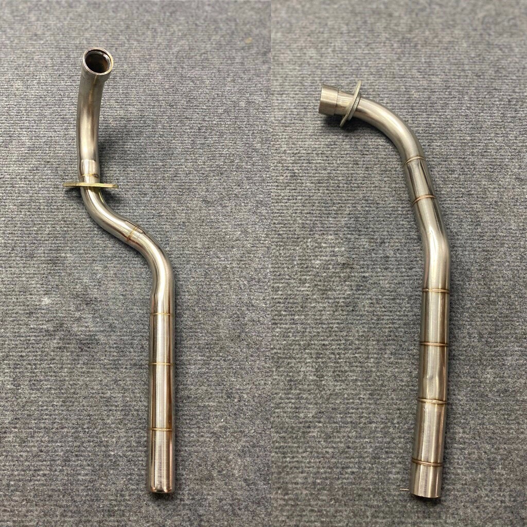 pô xe máy Cổ Pô Inox Cho Wave Alpha 100 - 110, S110, Rsx, Blade 110 Siêu Sáng Không Gỉ