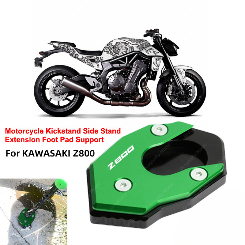 Dành Cho Kawasaki Z 800 Z800 2013-2016 Với Z800 Phụ Kiện Xe Máy Chân Đế Bên Đứng Nối Dài Chân Miếng 