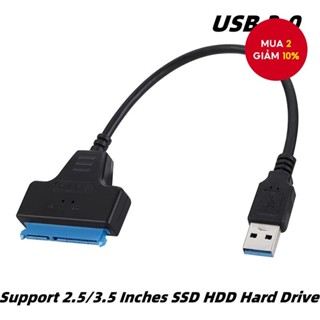Cáp chuyển đổi USB3.0 sang SATA Hỗ trợ ổ cứng SSD gắn ngoài 2,5 inch 22 chân